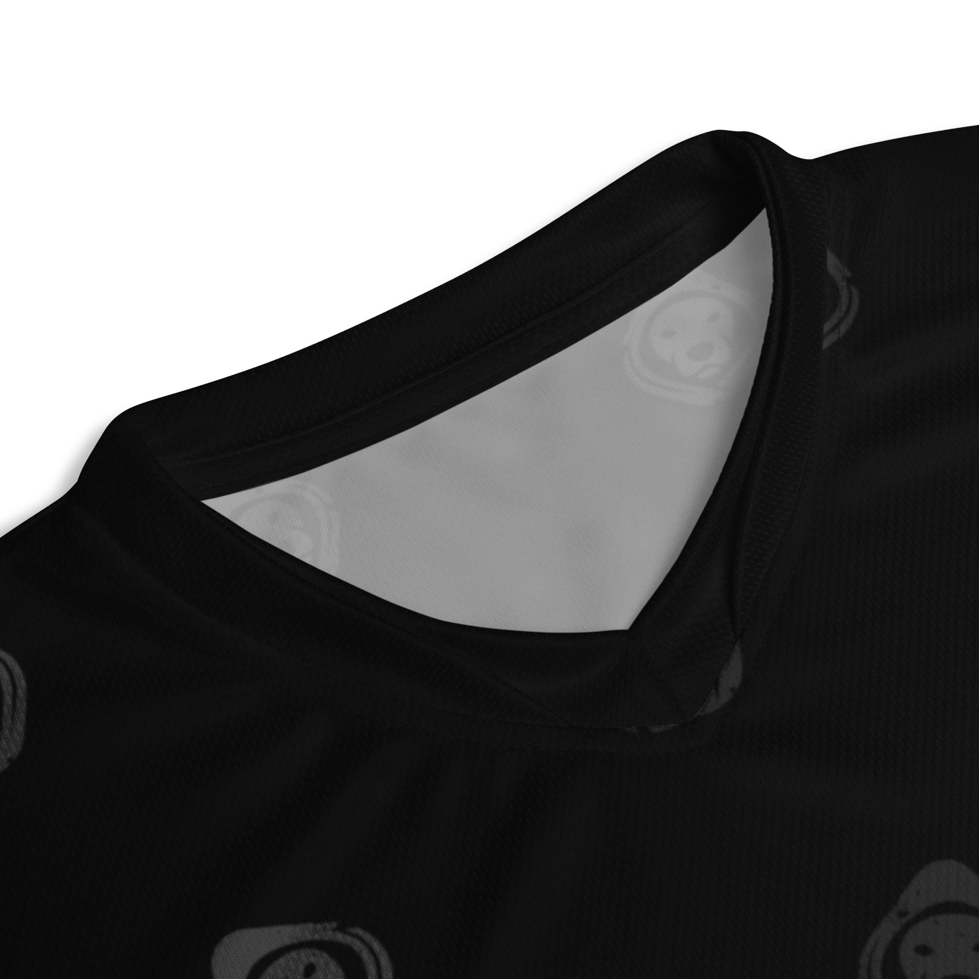 DOG Anonymous Blackout Sports Jersey – Moisture-Wicking, UPF50+, Recycled Polyester, Unisex V-Neck Performance Shirt