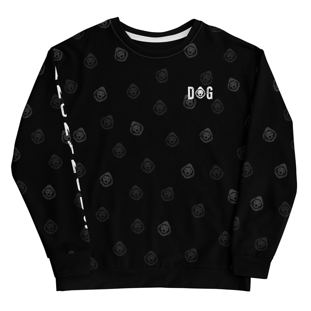 Anonymous Dog – All-Over Logo Recycled Sweatshirt