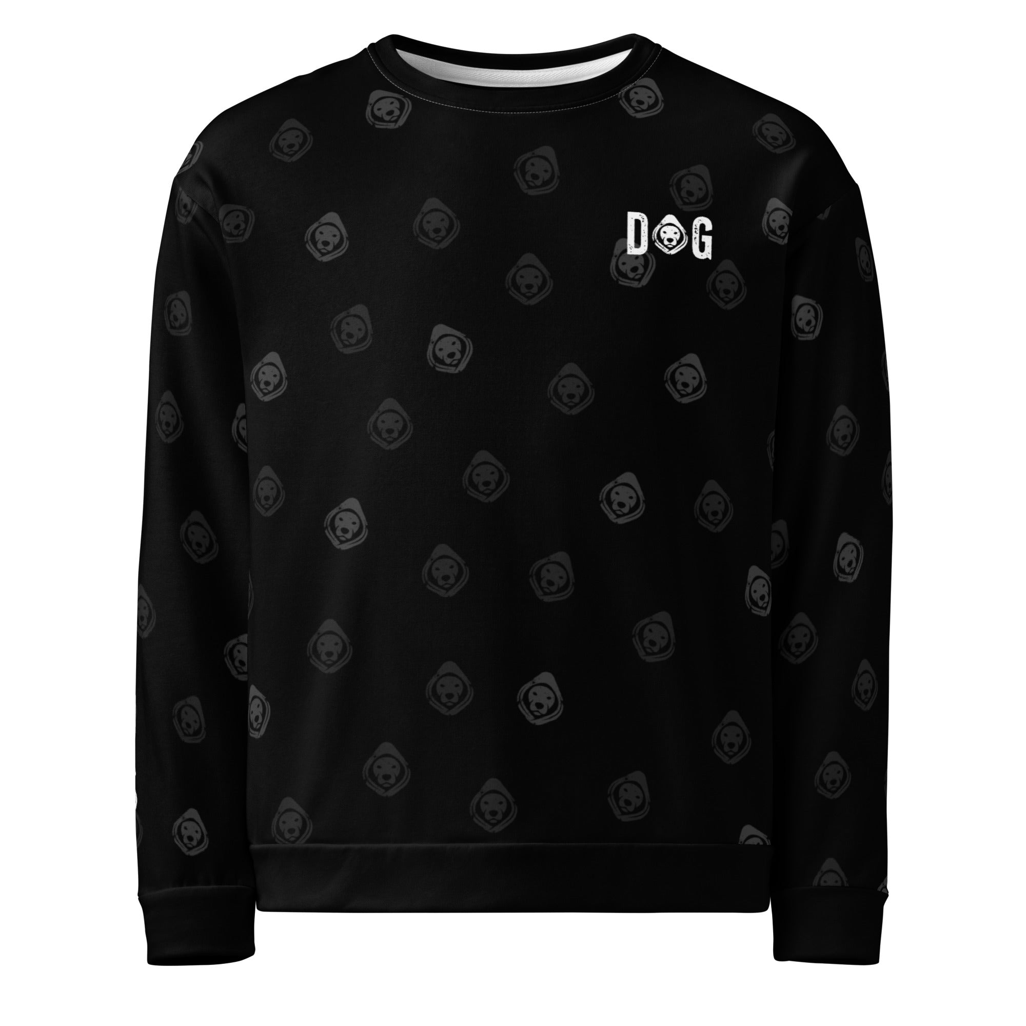 Anonymous Dog – All-Over Logo Recycled Sweatshirt