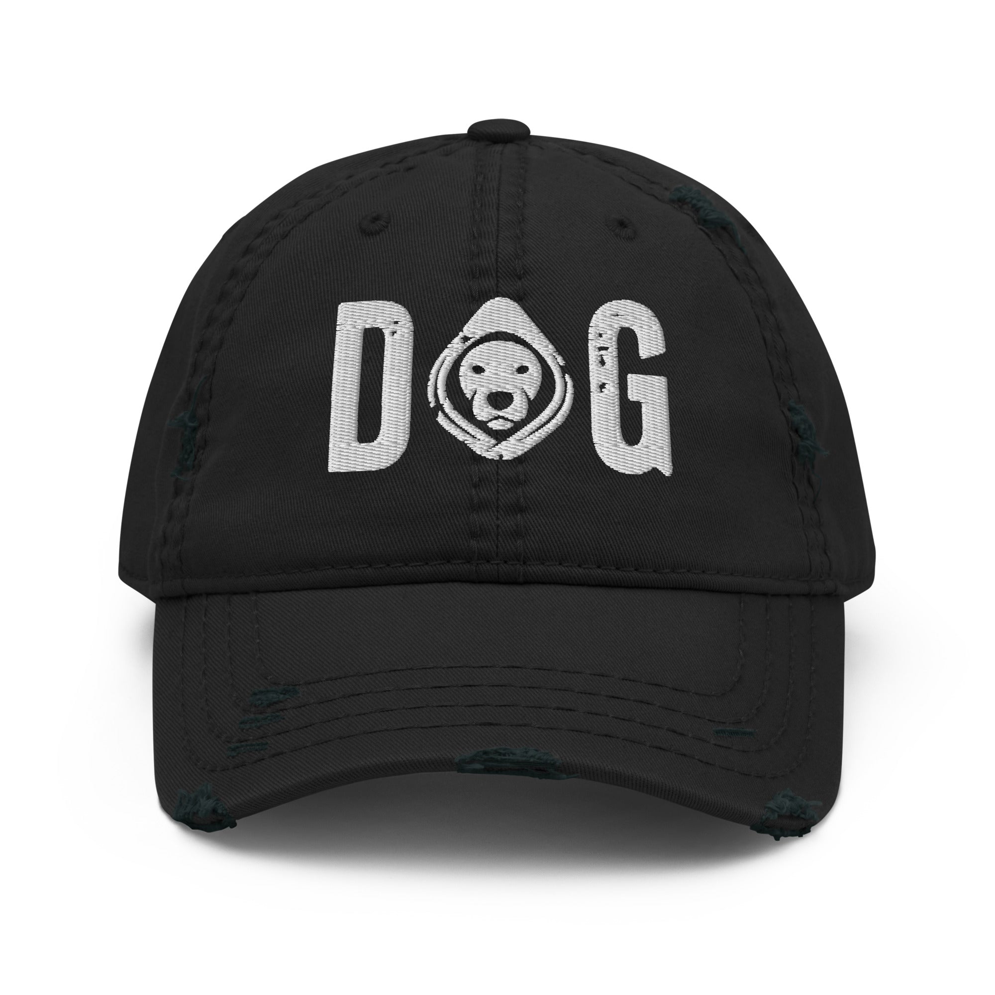 Anonymous Dog™ Distressed Hat | Low Profile Minimal Dog Cap