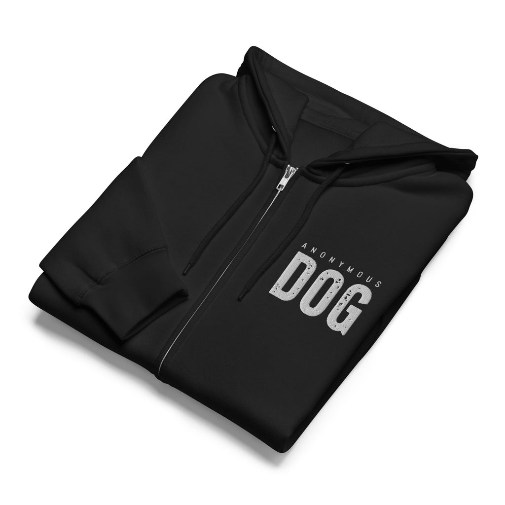 Anonymous DOG “Pack Mode” Premium Zip Hoodie – Unisex Streetwear Zip-Up
