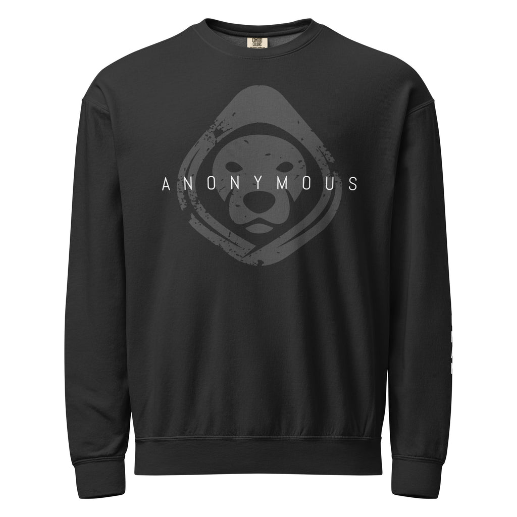 Anonymous DOG™ Unisex Garment-Dyed Fleece Crewneck Sweatshirt w/Sleeve