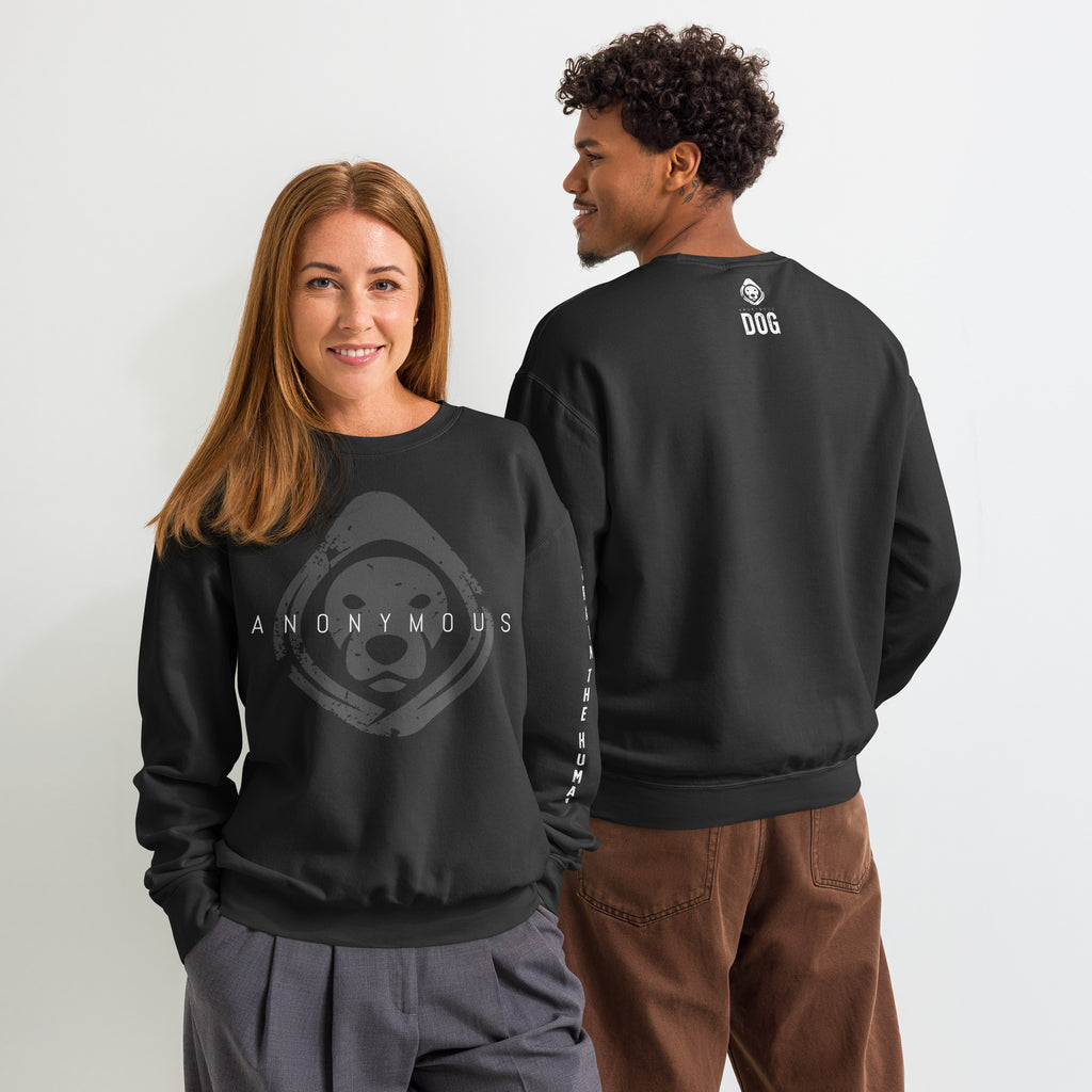 Anonymous DOG™ Unisex Garment-Dyed Fleece Crewneck Sweatshirt w/Sleeve