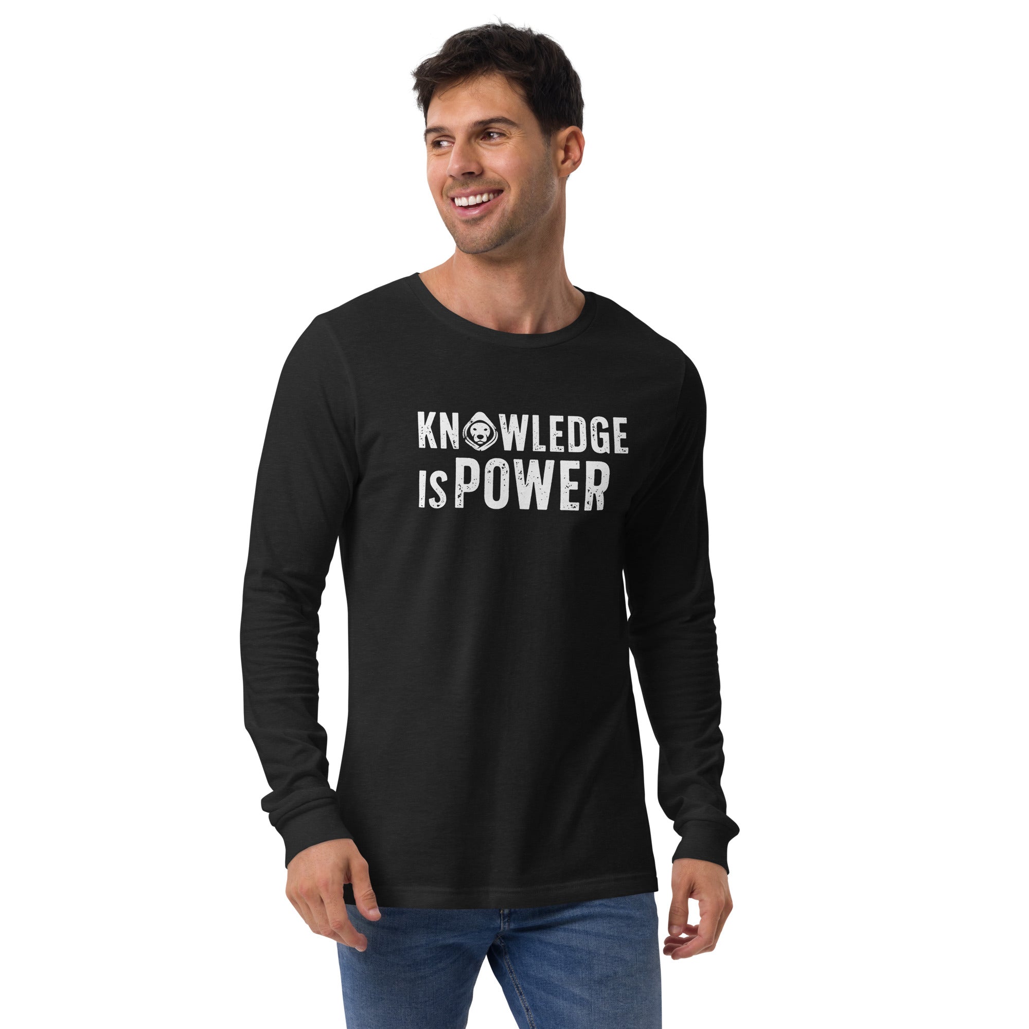 Knowledge Is Power Premium Long Sleeve Shirt | D.O.G. Streetwear